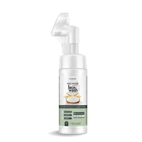 UNISAIF Rice Water Foaming Facewash – 150ml