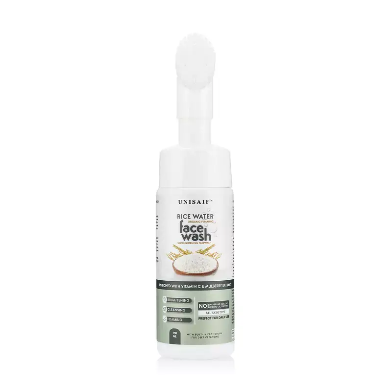 UNISAIF Rice Water Foaming Facewash – 150ml